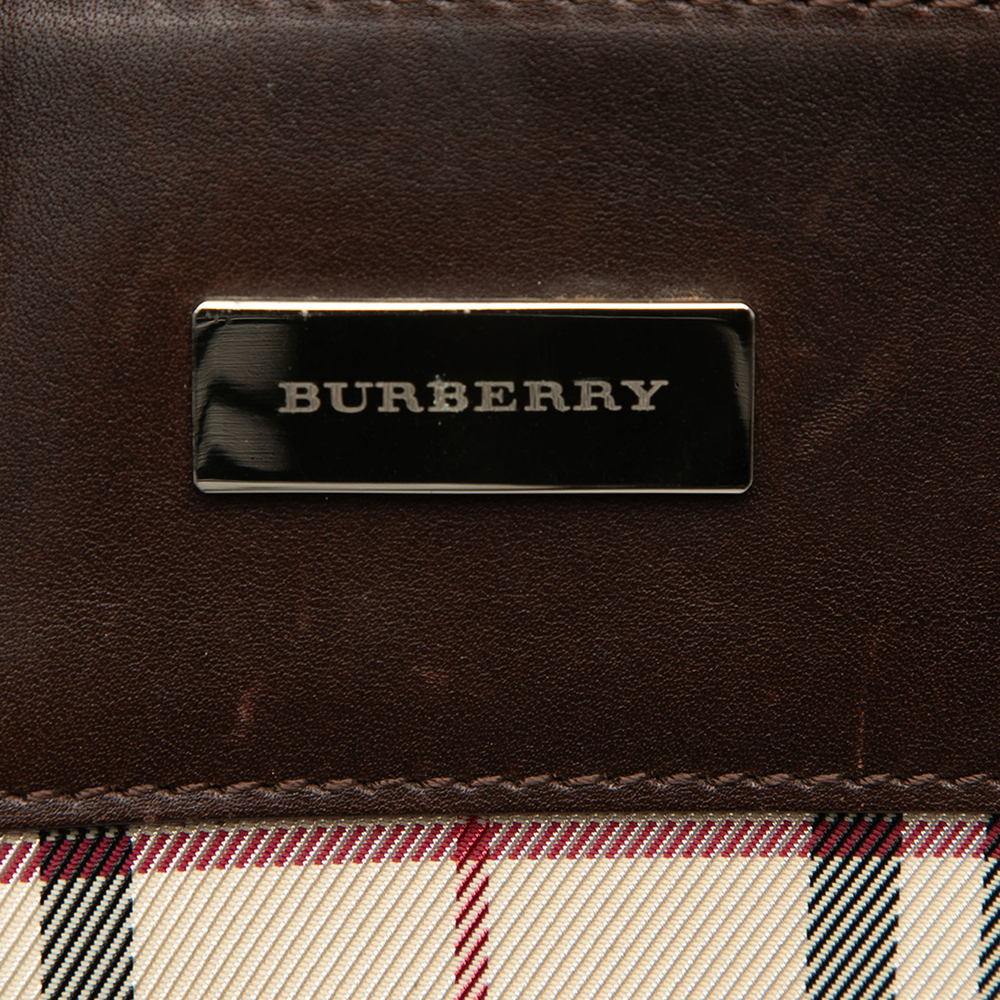 Pre-Loved Burberry House Check Canvas Convertible Tote - Picture 5 of 6